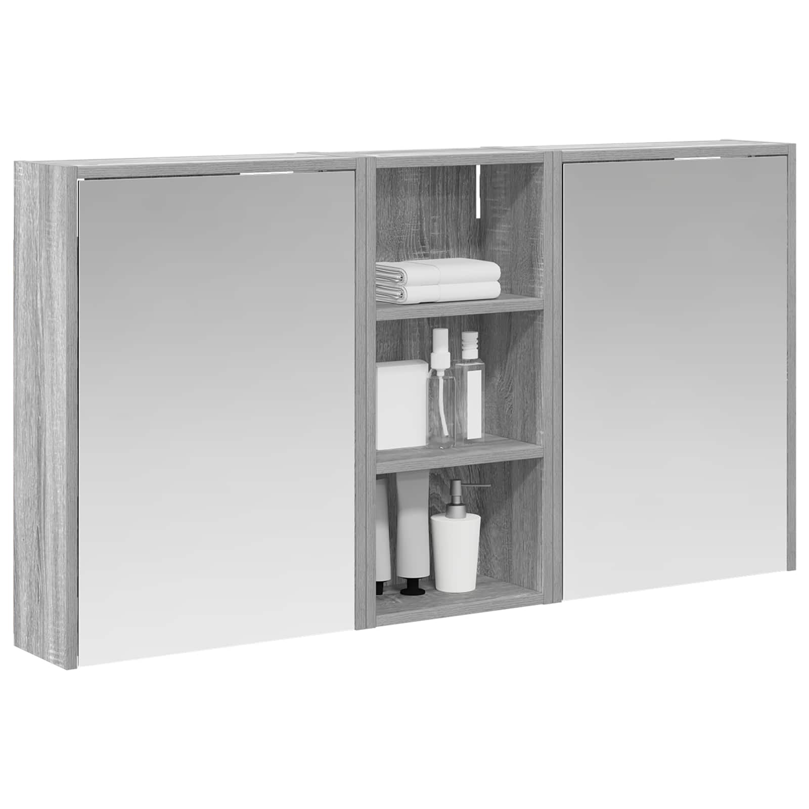 Set di Armadi da Bagno 3 pcs 116 x 16 x 62,5 cm | homemem39