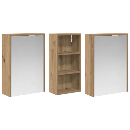 Set di Armadi da Bagno 3 pcs 116 x 16 x 62,5 cm | homemem39