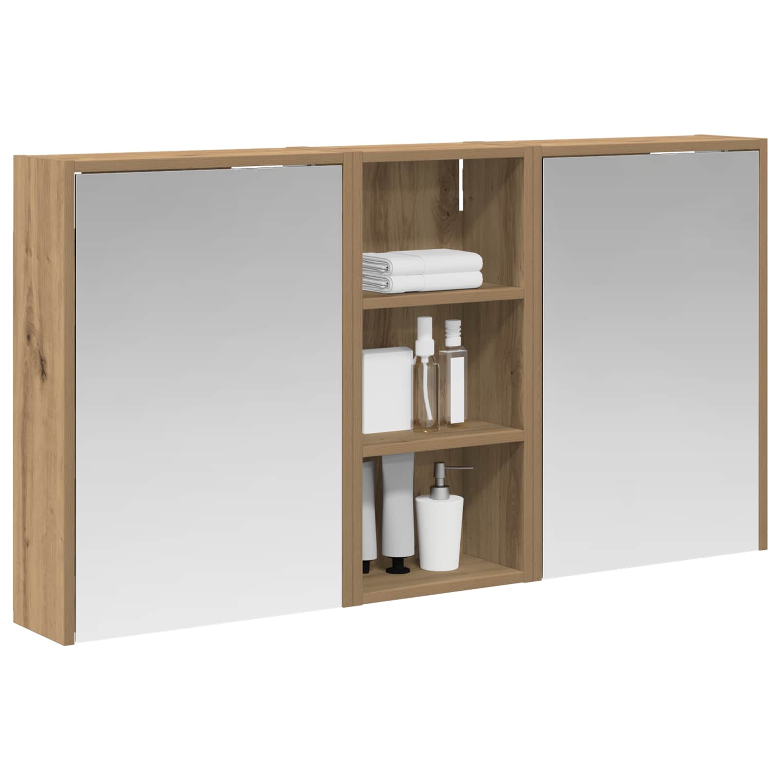 Set di Armadi da Bagno 3 pcs 116 x 16 x 62,5 cm | homemem39