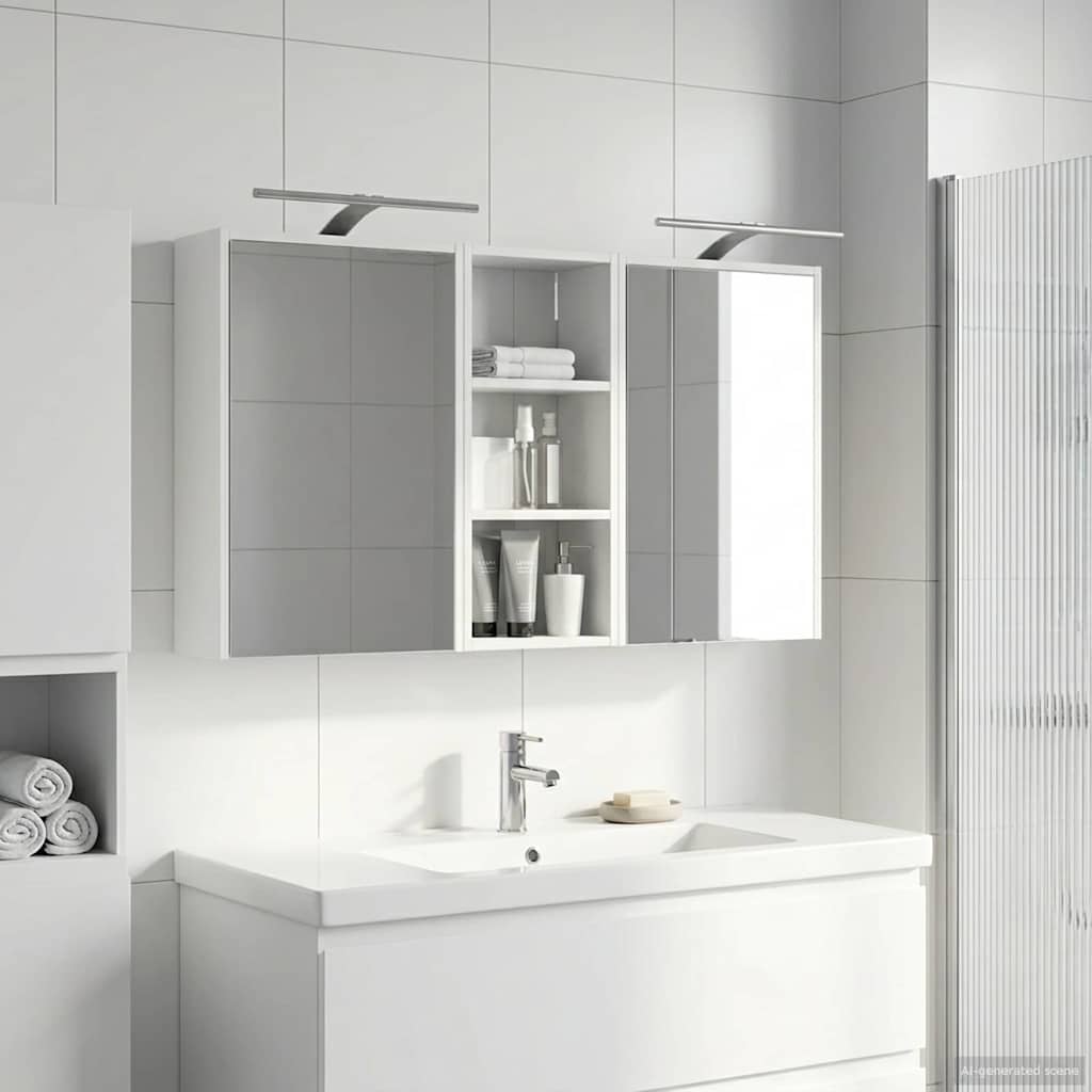 Set di Armadi da Bagno 3 pcs 116 x 16 x 62,5 cm