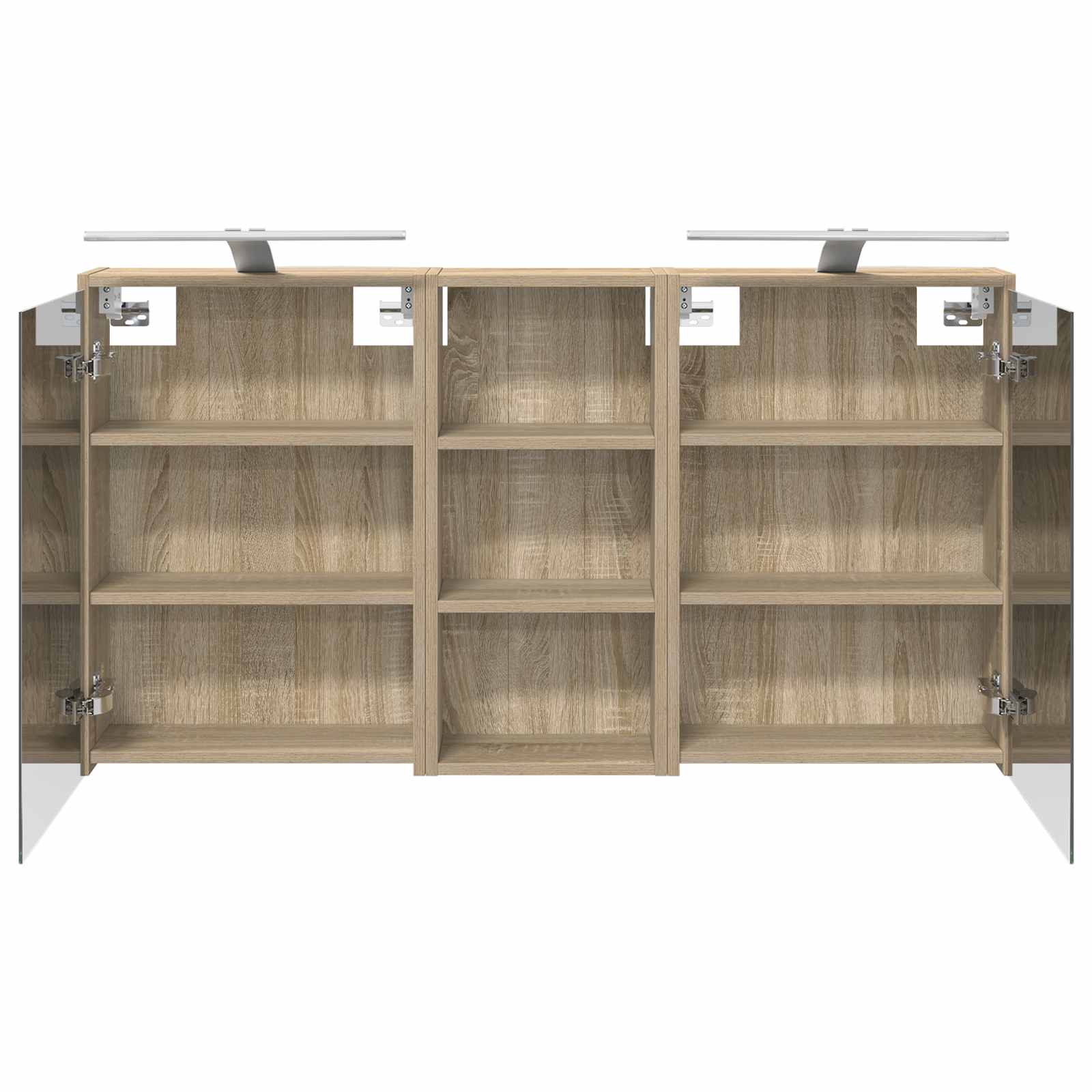 Set di Armadi da Bagno 3 pcs 116 x 16 x 62,5 cm | homemem39