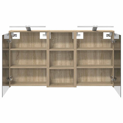 Set di Armadi da Bagno 3 pcs 116 x 16 x 62,5 cm