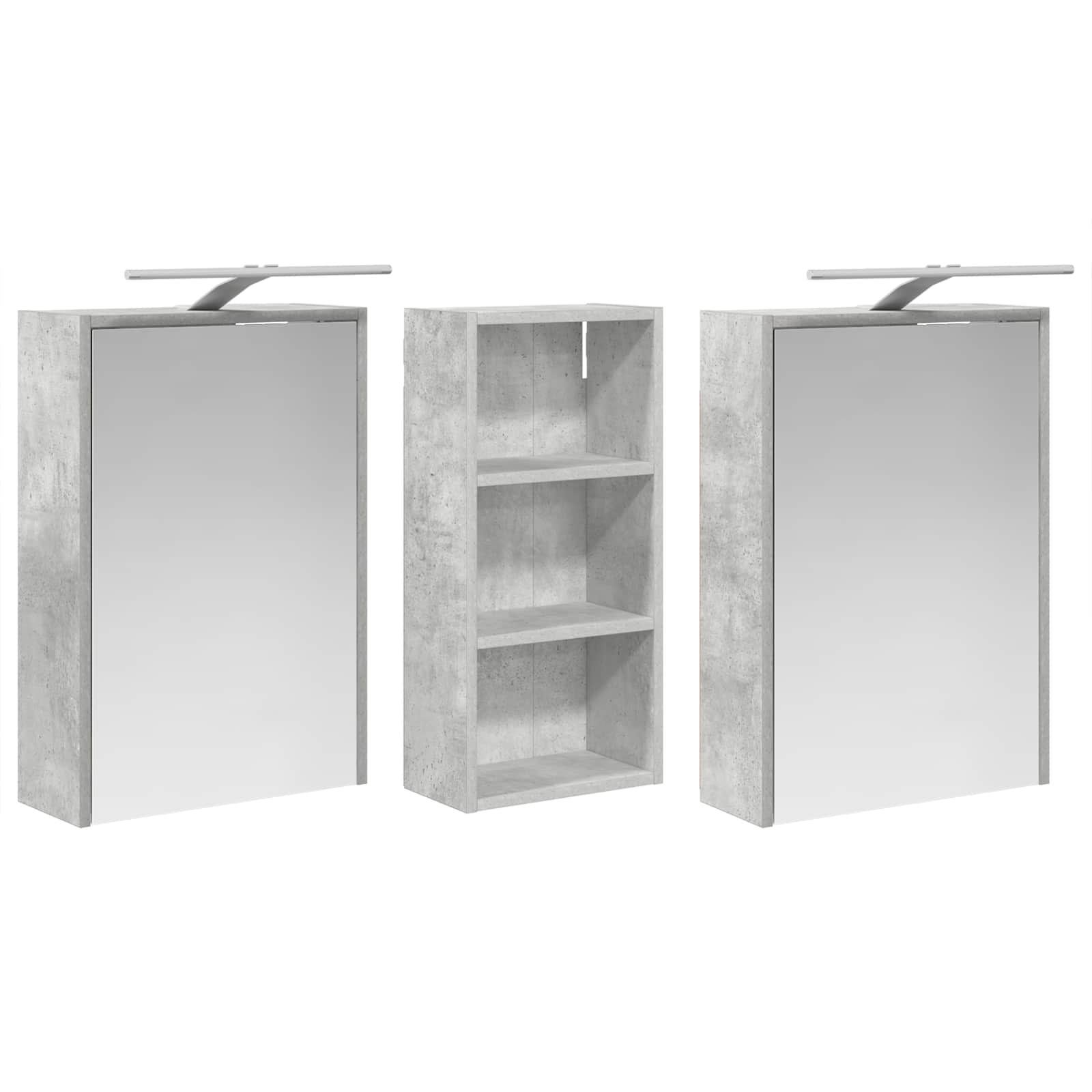 Set di Armadi da Bagno 3 pcs 116 x 16 x 62,5 cm | homemem39