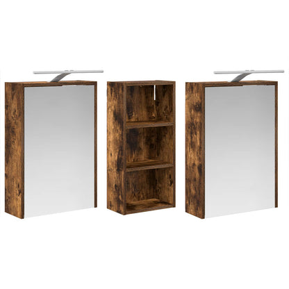 Set di Armadi da Bagno 3 pcs 116 x 16 x 62,5 cm