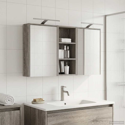 Set di Armadi da Bagno 3 pcs 116 x 16 x 62,5 cm | homemem39