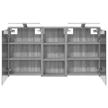 Set di Armadi da Bagno 3 pcs 116 x 16 x 62,5 cm
