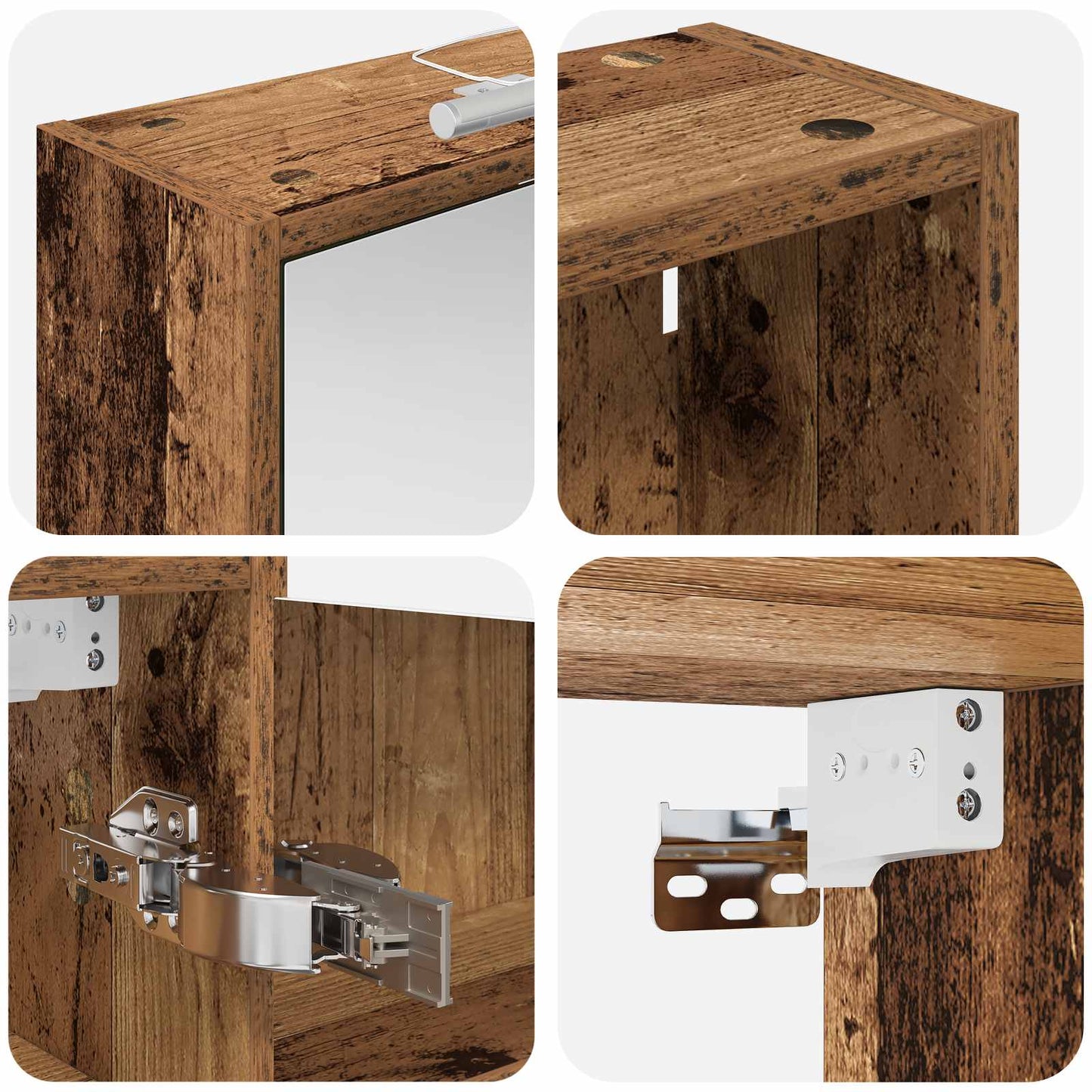 Set di Armadi da Bagno 3 pcs 116 x 16 x 62,5 cm | homemem39