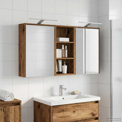 Set di Armadi da Bagno 3 pcs 116 x 16 x 62,5 cm | homemem39