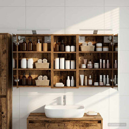 Set di Armadi da Bagno 3 pcs 116 x 16 x 62,5 cm