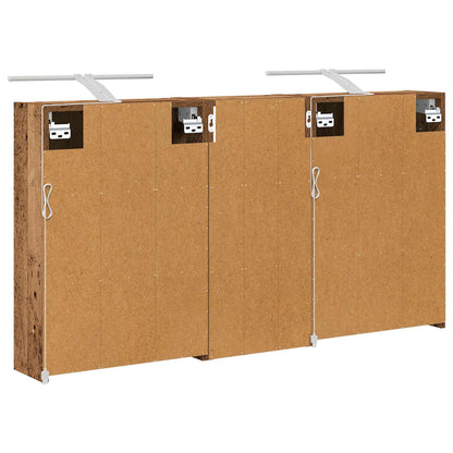 Set di Armadi da Bagno 3 pcs 116 x 16 x 62,5 cm
