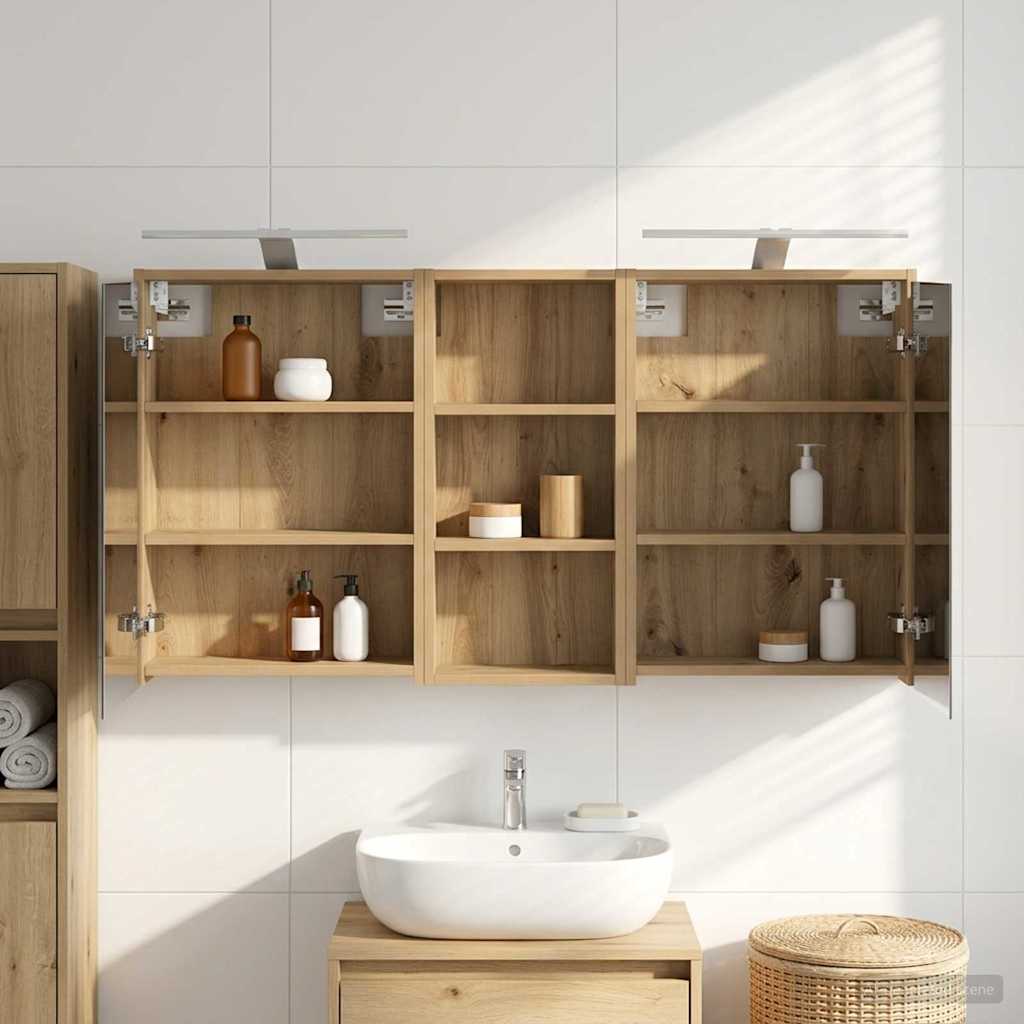 Set di Armadi da Bagno 3 pcs 116 x 16 x 62,5 cm | homemem39