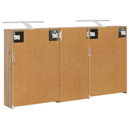 Set di Armadi da Bagno 3 pcs 116 x 16 x 62,5 cm