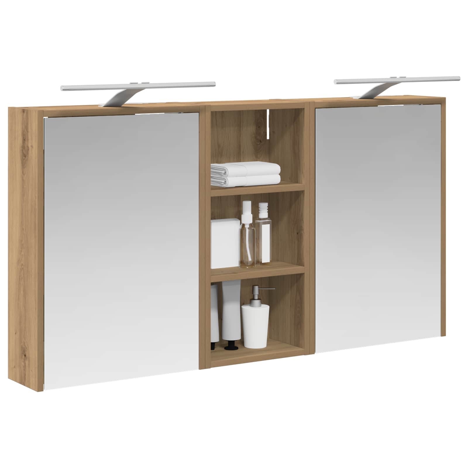 Set di Armadi da Bagno 3 pcs 116 x 16 x 62,5 cm | homemem39