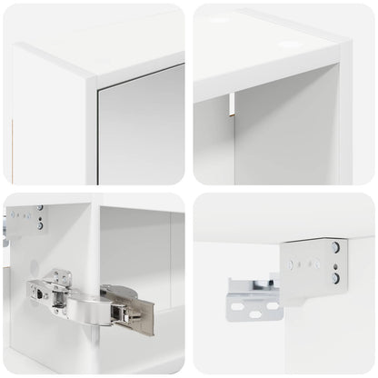 Set di Armadi da Bagno con lo scaffale 3 pcs 126 x 16 x 62.5 cm | homemem39