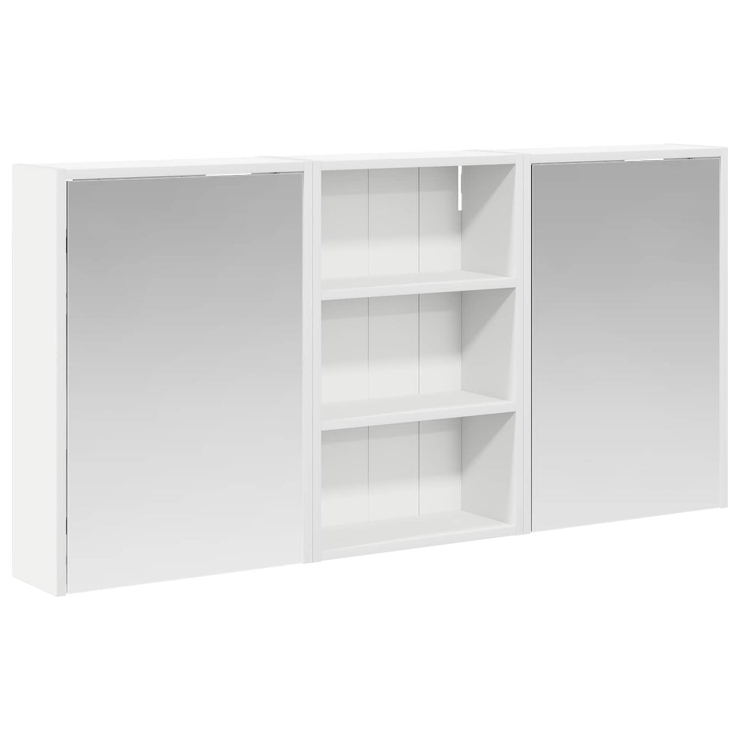 Set di Armadi da Bagno con lo scaffale 3 pcs 126 x 16 x 62.5 cm | homemem39
