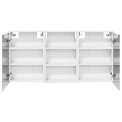 Set di Armadi da Bagno con lo scaffale 3 pcs 126 x 16 x 62.5 cm