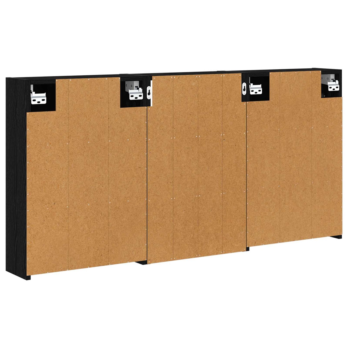 Set di Armadi da Bagno con lo scaffale 3 pcs 126 x 16 x 62.5 cm
