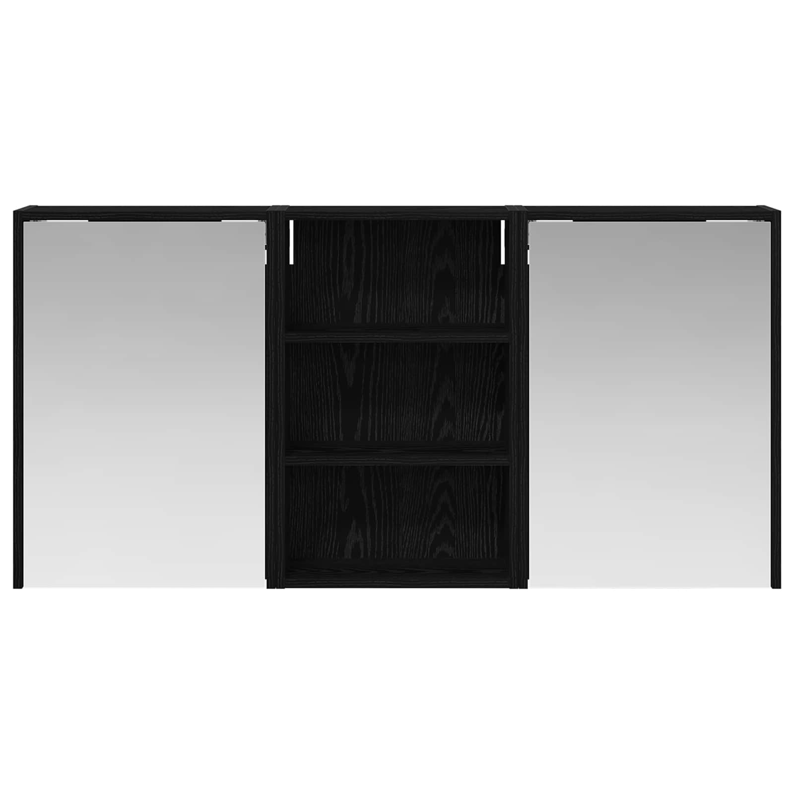 Set di Armadi da Bagno con lo scaffale 3 pcs 126 x 16 x 62.5 cm | homemem39