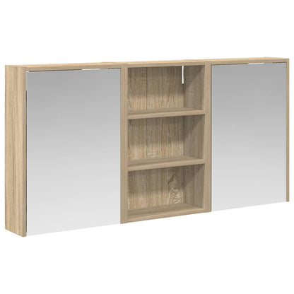 Set di Armadi da Bagno con lo scaffale 3 pcs 126 x 16 x 62.5 cm