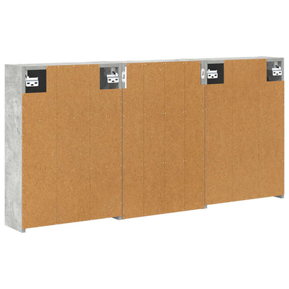Set di Armadi da Bagno con lo scaffale 3 pcs 126 x 16 x 62.5 cm | homemem39