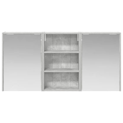 Set di Armadi da Bagno con lo scaffale 3 pcs 126 x 16 x 62.5 cm