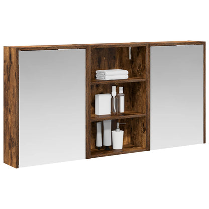 Set di Armadi da Bagno con lo scaffale 3 pcs 126 x 16 x 62.5 cm | homemem39