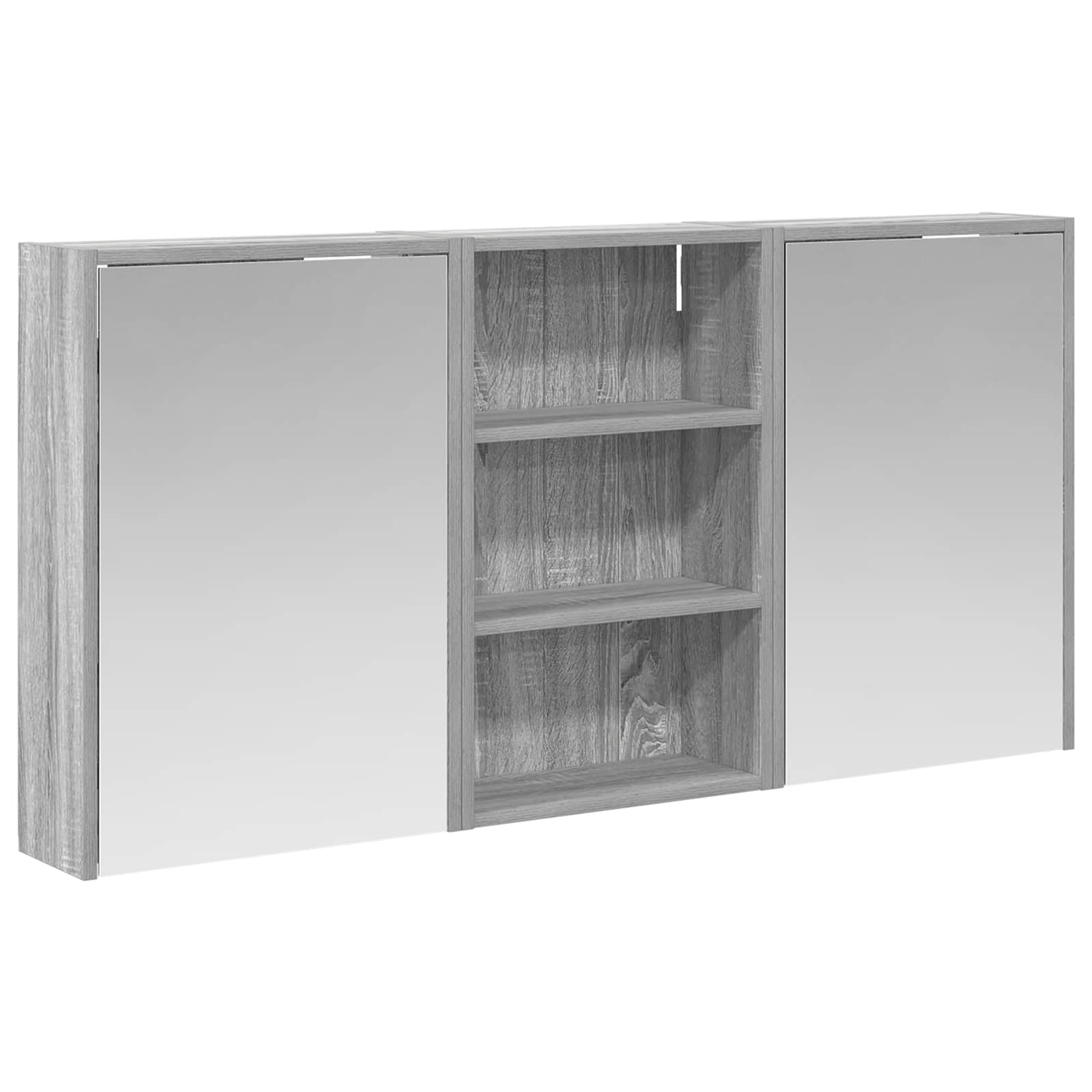 Set di Armadi da Bagno con lo scaffale 3 pcs 126 x 16 x 62.5 cm | homemem39