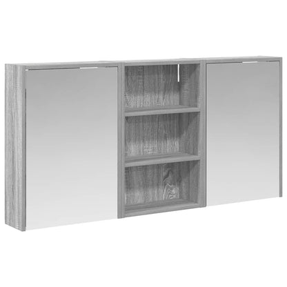 Set di Armadi da Bagno con lo scaffale 3 pcs 126 x 16 x 62.5 cm | homemem39