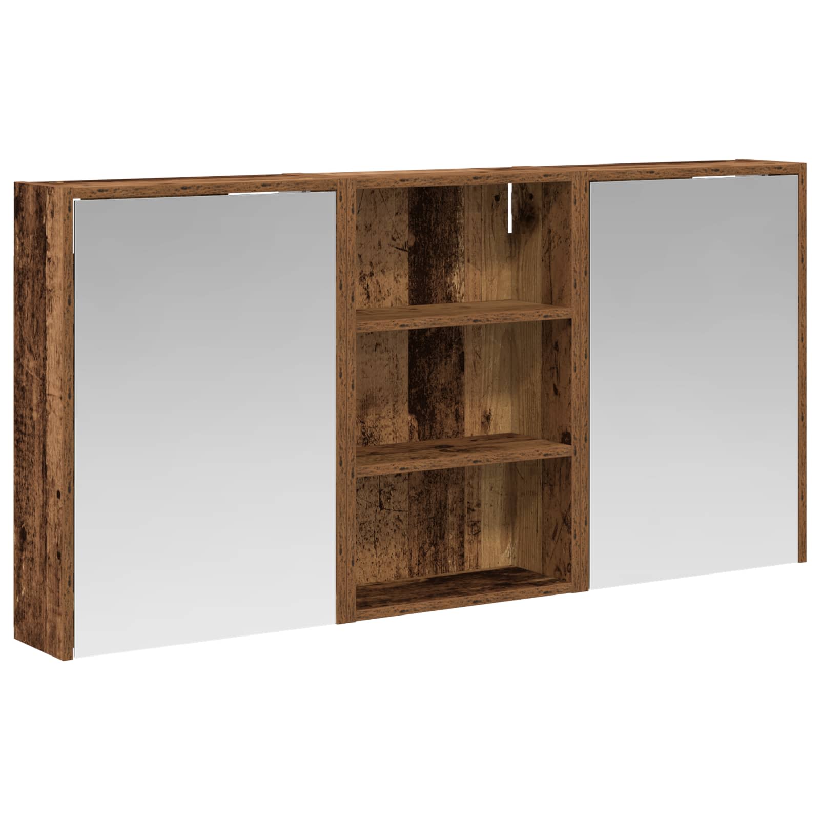 Set di Armadi da Bagno con lo scaffale 3 pcs 126 x 16 x 62.5 cm | homemem39