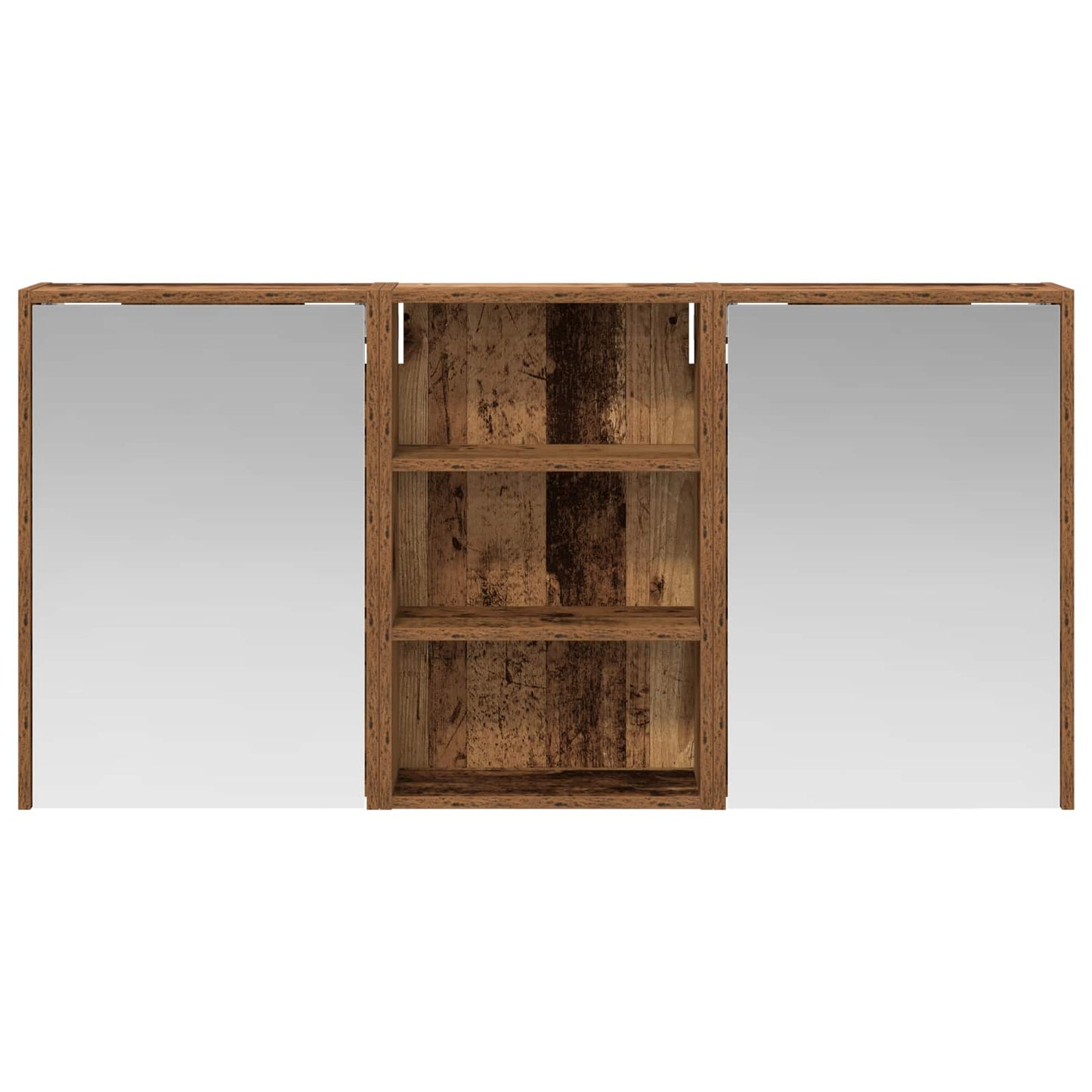 Set di Armadi da Bagno con lo scaffale 3 pcs 126 x 16 x 62.5 cm | homemem39