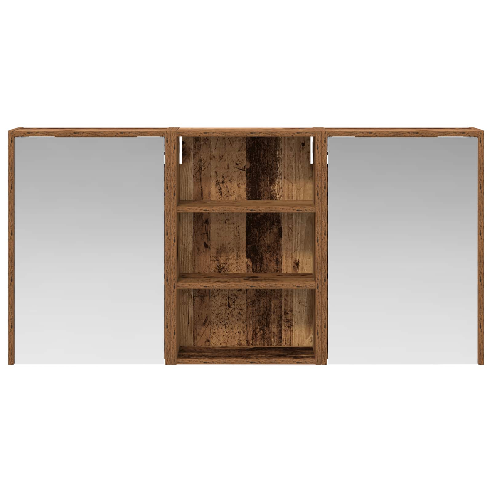 Set di Armadi da Bagno con lo scaffale 3 pcs 126 x 16 x 62.5 cm | homemem39