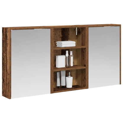 Set di Armadi da Bagno con lo scaffale 3 pcs 126 x 16 x 62.5 cm | homemem39