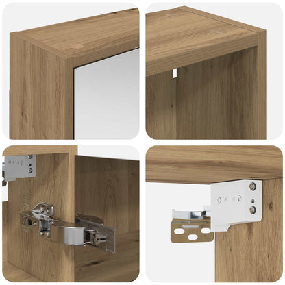Set di Armadi da Bagno con lo scaffale 3 pcs 126 x 16 x 62.5 cm | homemem39