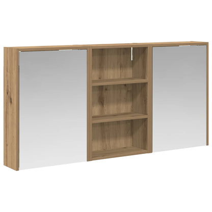 Set di Armadi da Bagno con lo scaffale 3 pcs 126 x 16 x 62.5 cm | homemem39