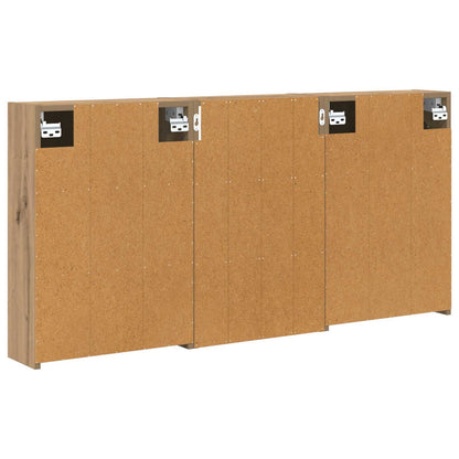 Set di Armadi da Bagno con lo scaffale 3 pcs 126 x 16 x 62.5 cm | homemem39