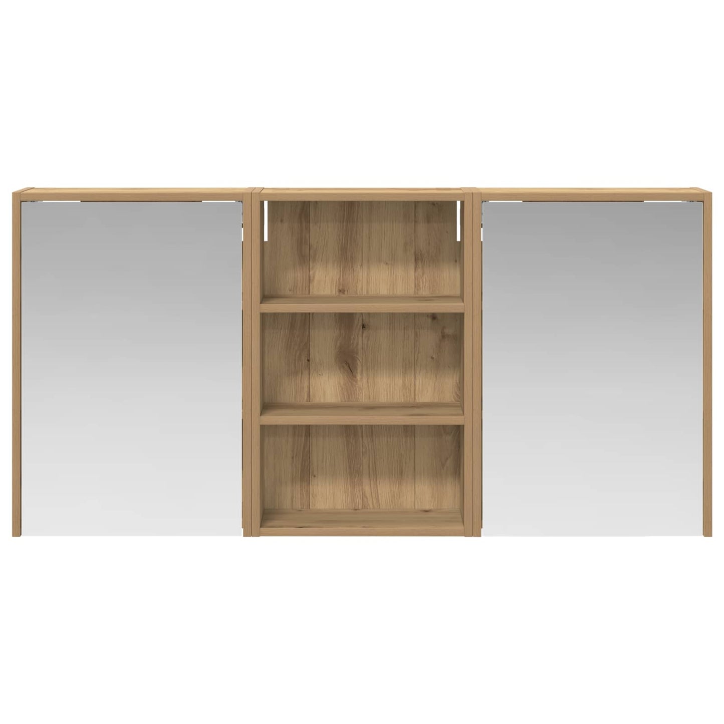 Set di Armadi da Bagno con lo scaffale 3 pcs 126 x 16 x 62.5 cm | homemem39