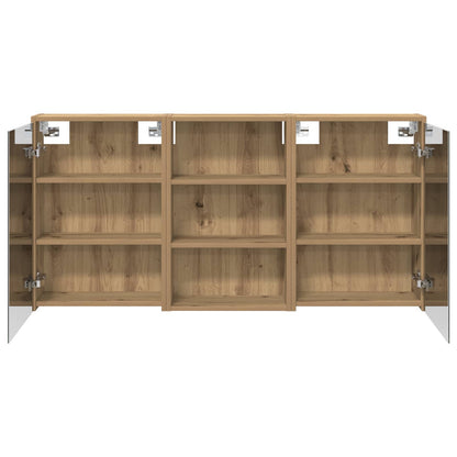 Set di Armadi da Bagno con lo scaffale 3 pcs 126 x 16 x 62.5 cm | homemem39