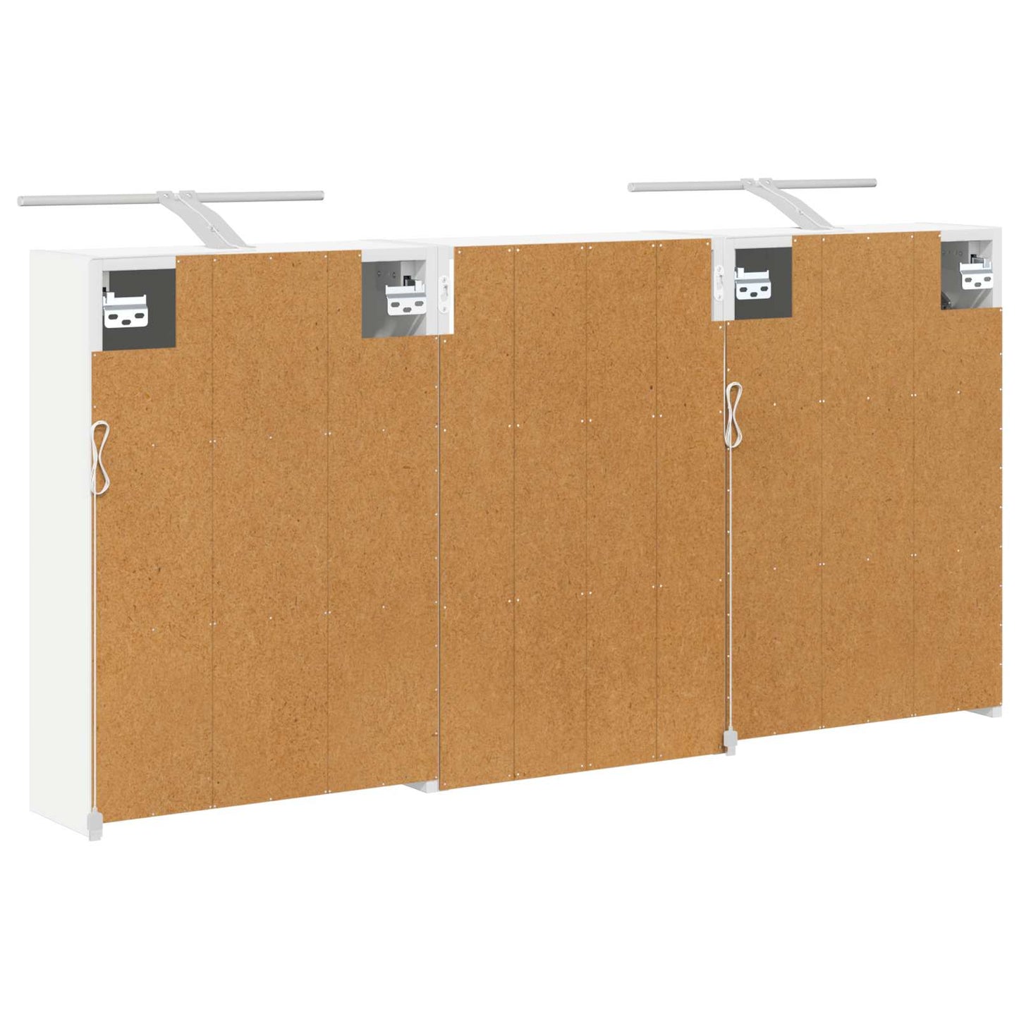 Set di Armadi da Bagno con lo scaffale 3 pcs 126 x 16 x 62.5 cm | homemem39