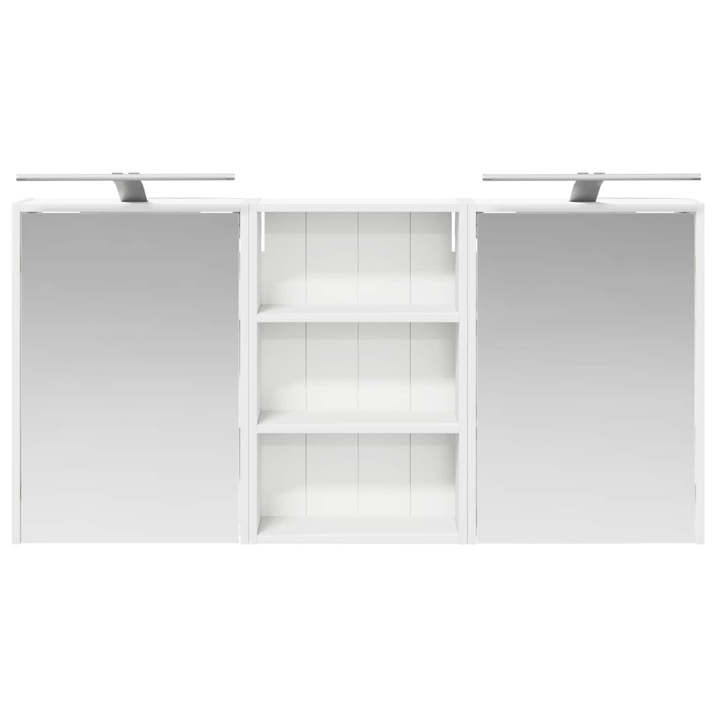 Set di Armadi da Bagno con lo scaffale 3 pcs 126 x 16 x 62.5 cm | homemem39