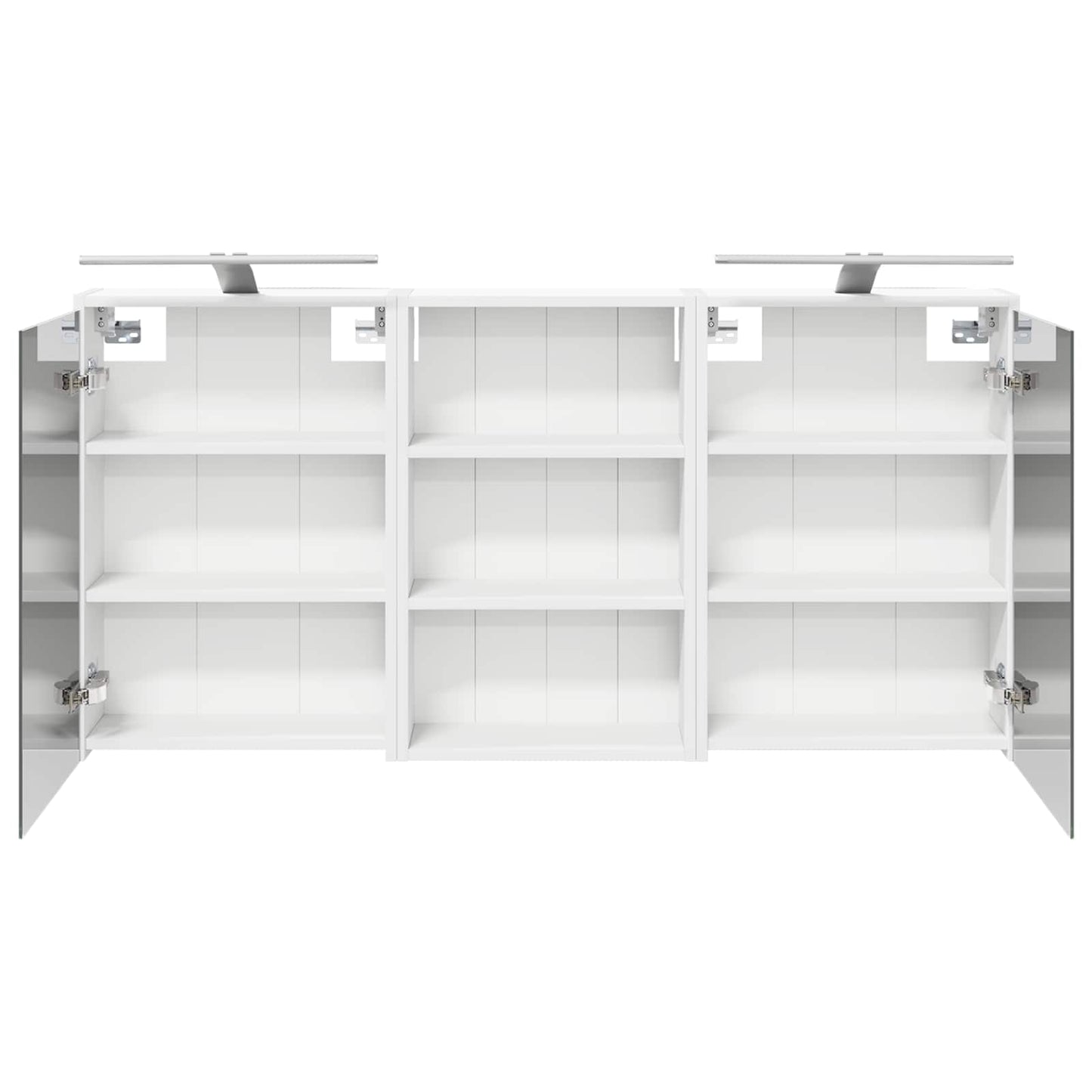 Set di Armadi da Bagno con lo scaffale 3 pcs 126 x 16 x 62.5 cm | homemem39