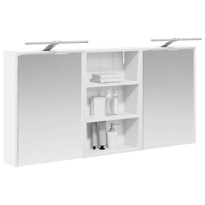 Set di Armadi da Bagno con lo scaffale 3 pcs 126 x 16 x 62.5 cm