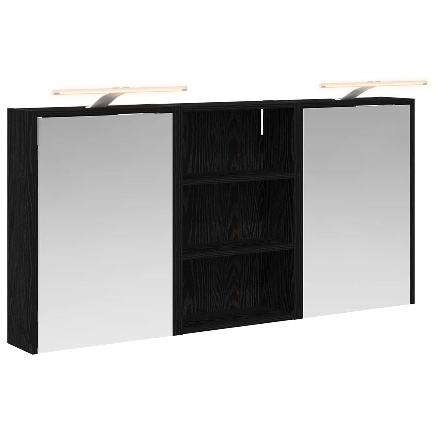 Set di Armadi da Bagno con lo scaffale 3 pcs 126 x 16 x 62.5 cm