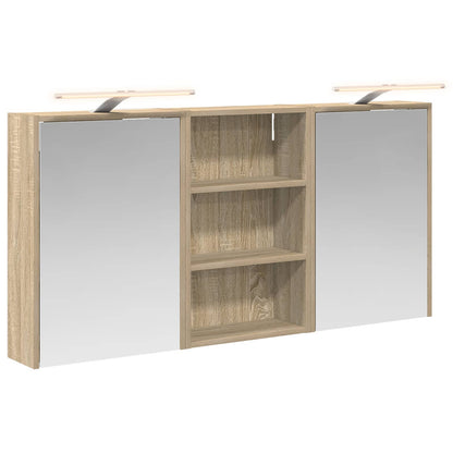 Set di Armadi da Bagno con lo scaffale 3 pcs 126 x 16 x 62.5 cm | homemem39