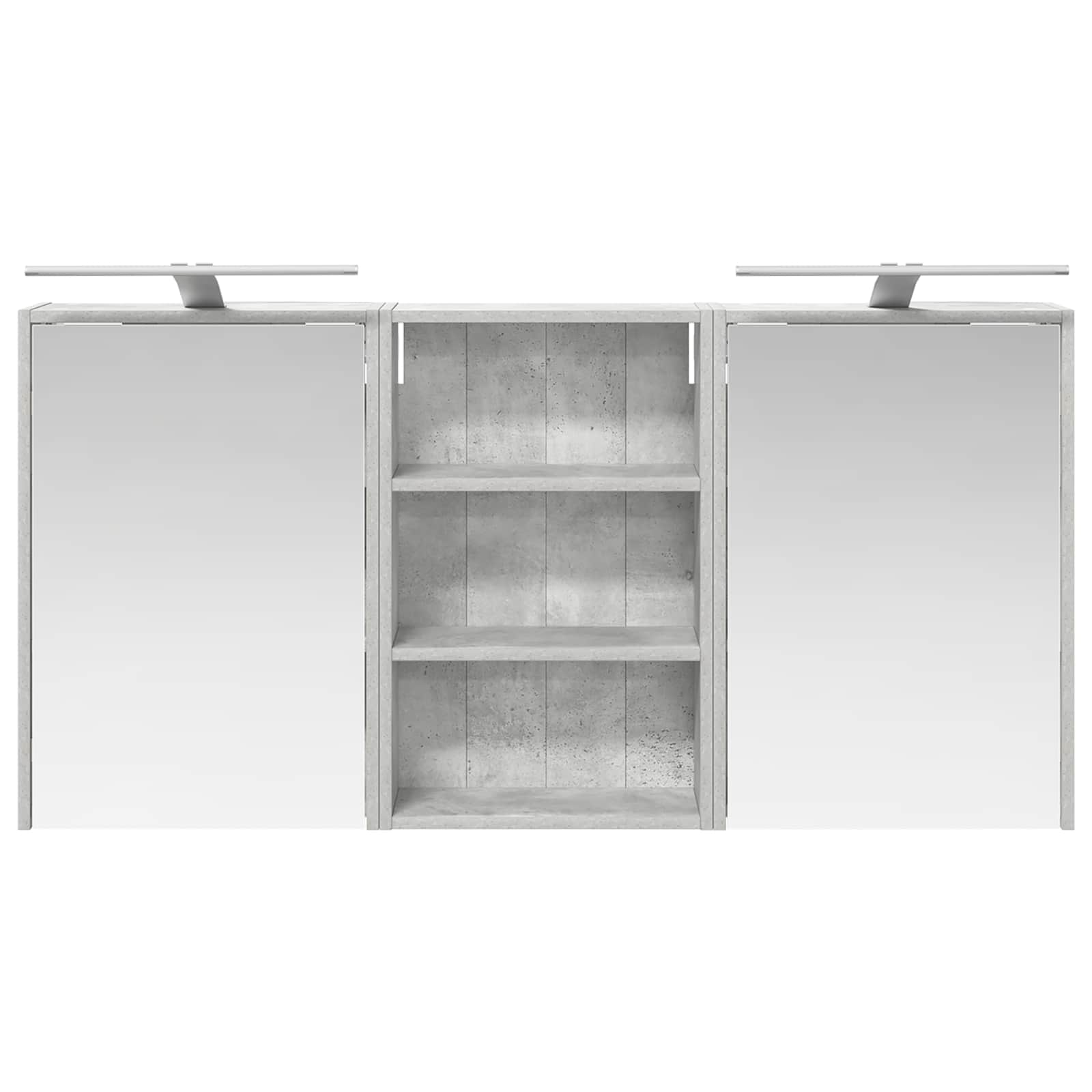 Set di Armadi da Bagno con lo scaffale 3 pcs 126 x 16 x 62.5 cm | homemem39