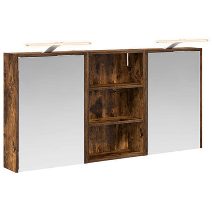 Set di Armadi da Bagno con lo scaffale 3 pcs 126 x 16 x 62.5 cm | homemem39