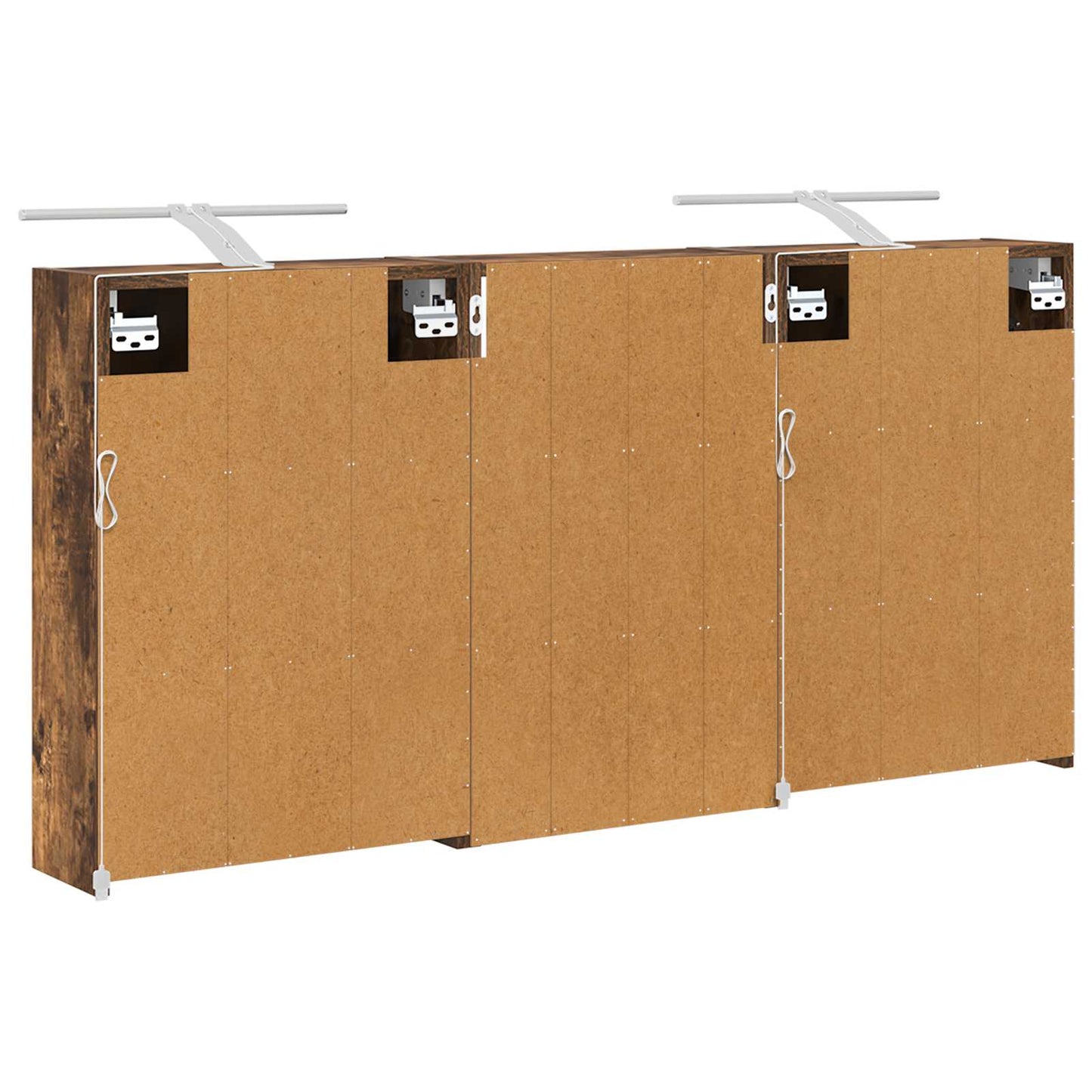 Set di Armadi da Bagno con lo scaffale 3 pcs 126 x 16 x 62.5 cm | homemem39