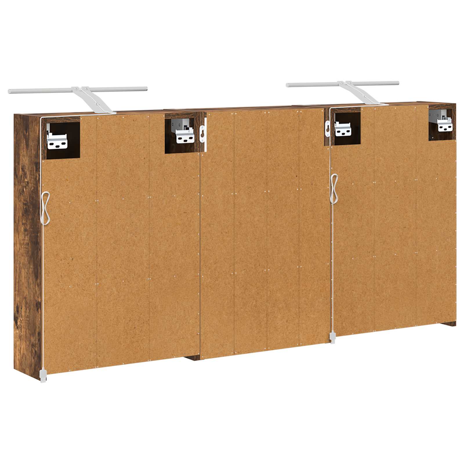 Set di Armadi da Bagno con lo scaffale 3 pcs 126 x 16 x 62.5 cm | homemem39