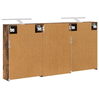 Set di Armadi da Bagno con lo scaffale 3 pcs 126 x 16 x 62.5 cm | homemem39