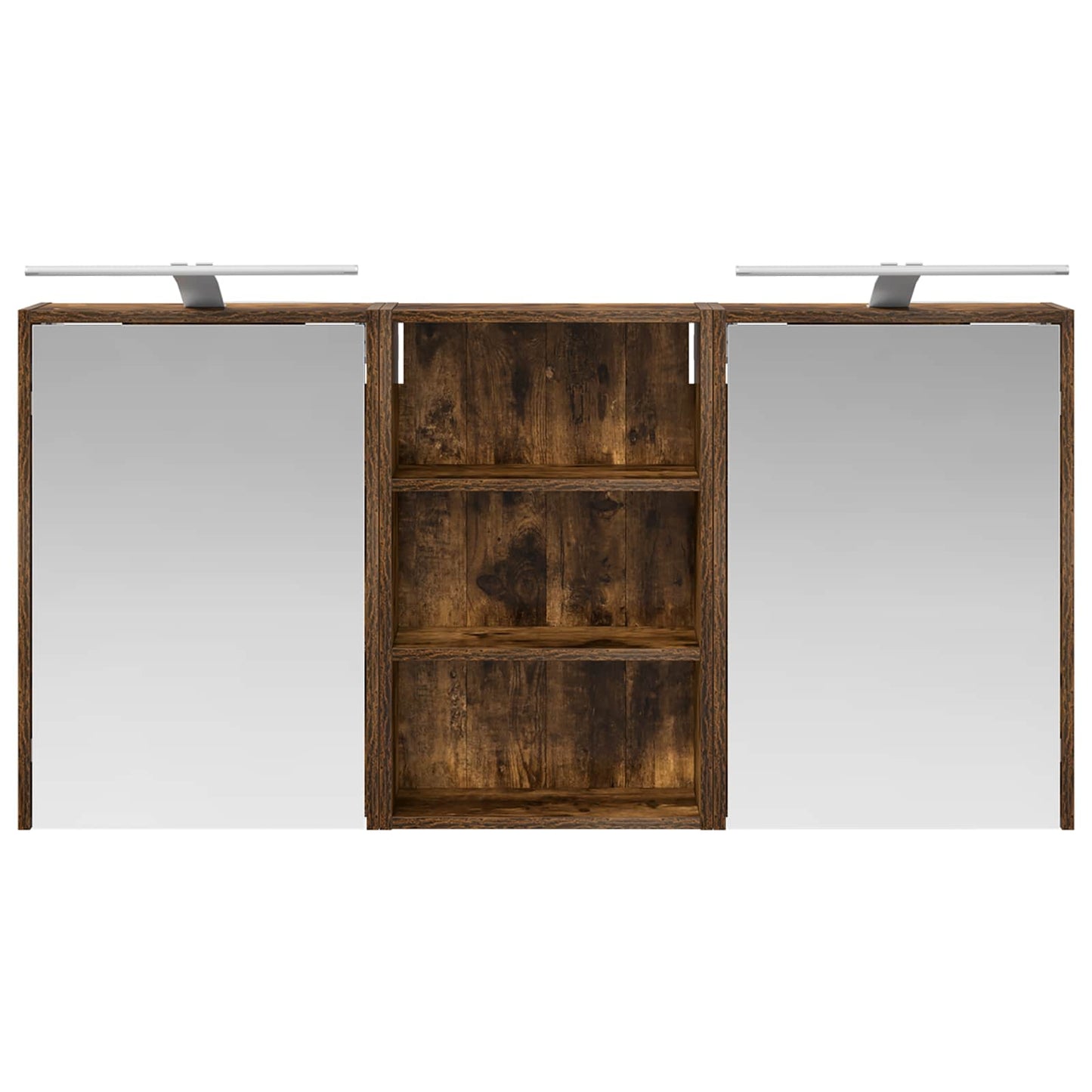 Set di Armadi da Bagno con lo scaffale 3 pcs 126 x 16 x 62.5 cm