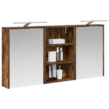 Set di Armadi da Bagno con lo scaffale 3 pcs 126 x 16 x 62.5 cm